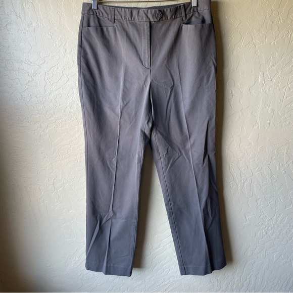 Talbots Grey Work Slacks - Picture 2 of 7